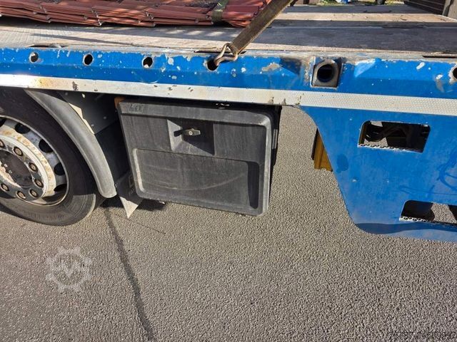 Wrecker MAN 26.400 TGX mit Baustoffplateau, geteilte Rampen