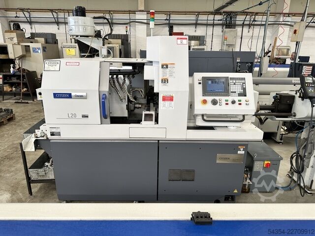 Torno CNC de Cabeçote Móvel Citizen Cincom L20E - 2M10
