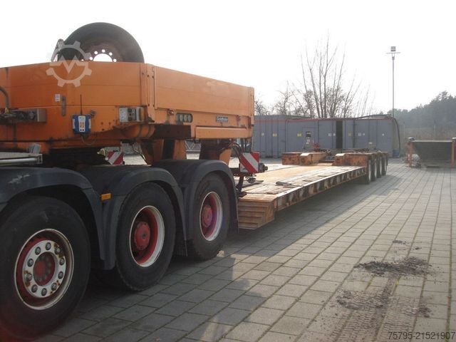 Reboque de plataforma rebaixada GOLDHOFER STZ VL4-47/80 Tiefladerauflieger 4xLenk+Funk