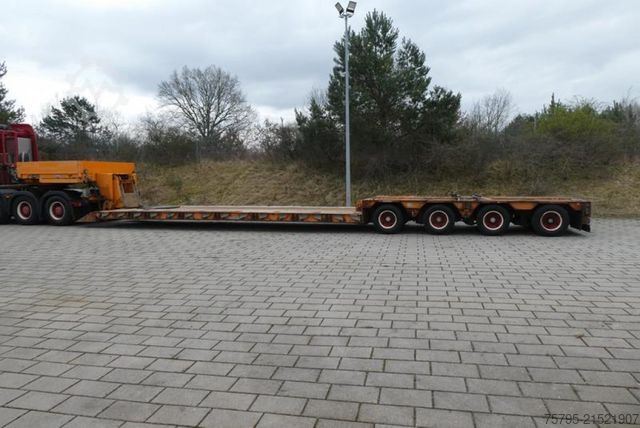 Reboque de plataforma rebaixada GOLDHOFER STZ VL4-47/80 Tiefladerauflieger 4xLenk+Funk
