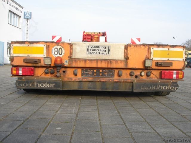 Reboque de plataforma rebaixada GOLDHOFER STZ VL4-47/80 Tiefladerauflieger 4xLenk+Funk