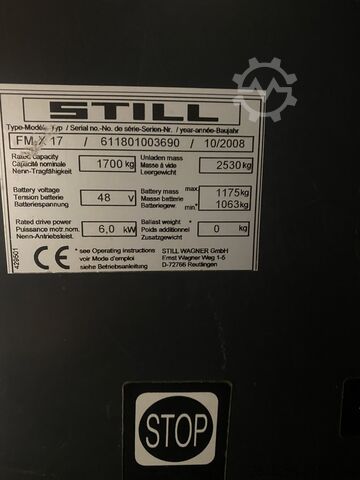 Carretilla retráctil STILL FMX 17