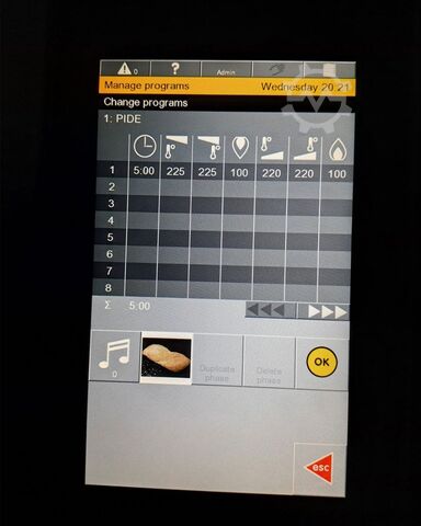 Cuptor de panificație Miwe 4 floors