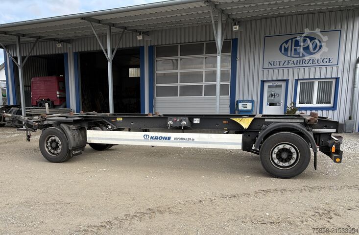 Rimorchio con telaio Krone Lafette Breitreifen 445 + langer Hub