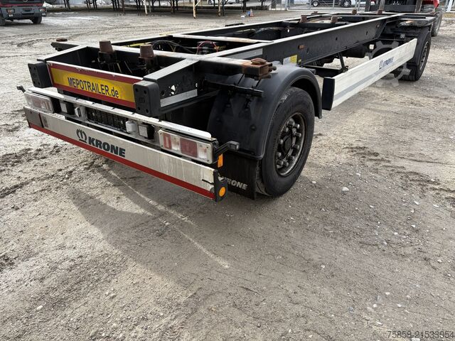 Rimorchio con telaio Krone Lafette Breitreifen 445 + langer Hub