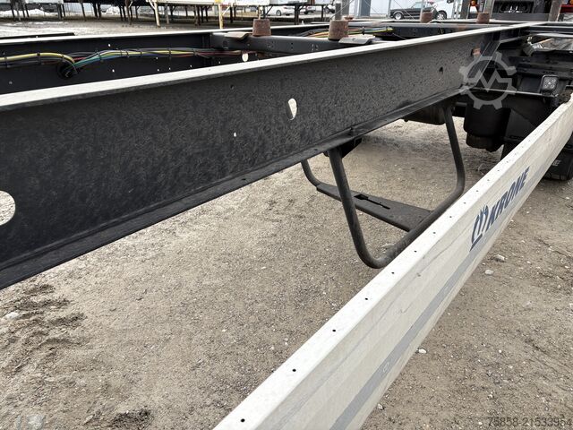 Rimorchio con telaio Krone Lafette Breitreifen 445 + langer Hub