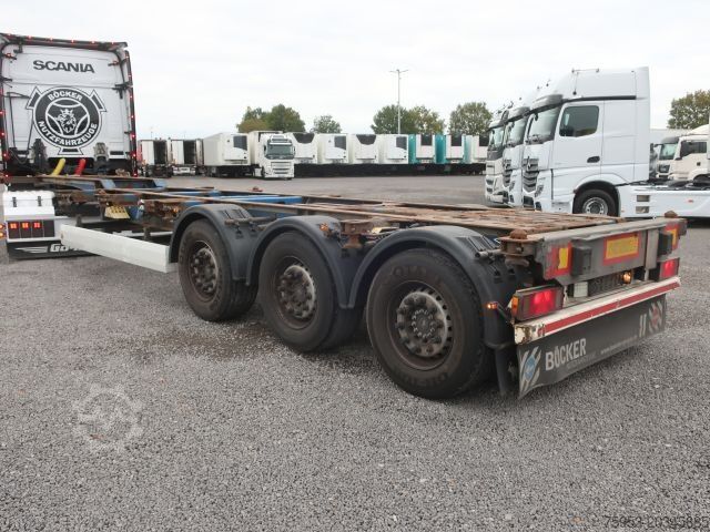 Semi-remorque à carrosserie interchangeable Schmitz SCF 24 20 - 40 Fuss Heckausschub