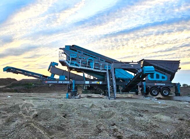 Installation de lavage de sable / laveur de gravier Constmach Sand Washing Plant Mobile screening & washing plant 150 t/h