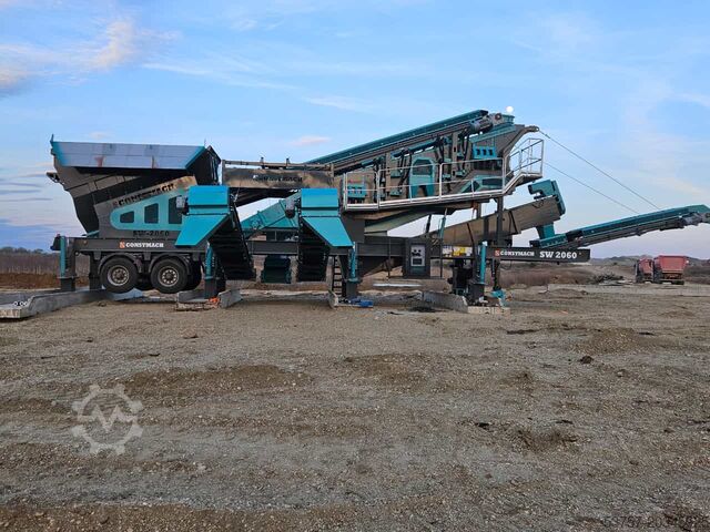 Installation de lavage de sable / laveur de gravier Constmach Sand Washing Plant Mobile screening & washing plant 150 t/h