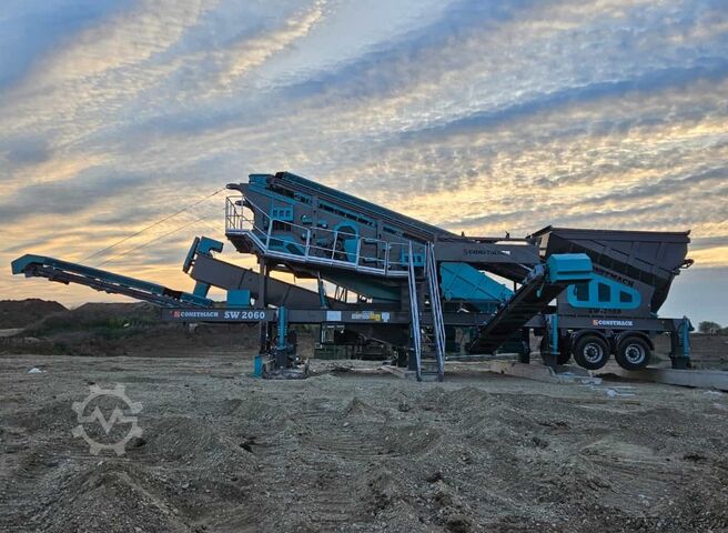 Installation de lavage de sable / laveur de gravier Constmach Sand Washing Plant Mobile screening & washing plant 150 t/h