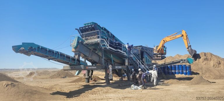 Installation de lavage de sable / laveur de gravier Constmach Sand Washing Plant Mobile screening & washing plant 150 t/h
