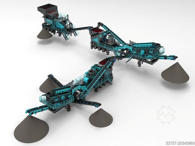 Mobiele breekinstallatie / Zeefinstallatie Constmach Mobile Crushing and Screening Plant