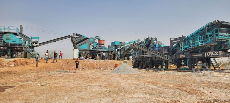 Mobiele breekinstallatie / Zeefinstallatie Constmach Mobile Crushing and Screening Plant