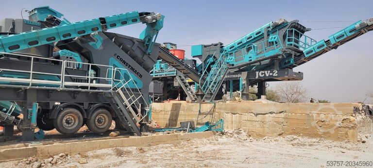 Mobiele breekinstallatie / Zeefinstallatie Constmach Mobile Crushing and Screening Plant