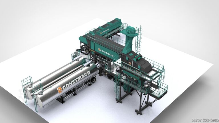 Centrale d'enrobage / Usine d'asphalte Constmach Asphalt Plant Mobile 160 TPH drum mix asphalt plant