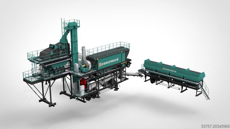 Centrale d'enrobage / Usine d'asphalte Constmach Asphalt Plant Mobile 160 TPH drum mix asphalt plant