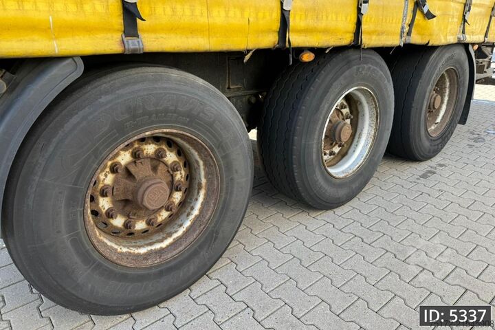 Sliding tarpaulins Kögel S24 / BPW Drum