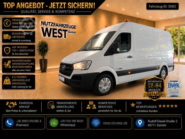 Furgão de teto alto HYUNDAI H350 L3-H2*Hoch+Lang*Klima*AHK*Tempomat*Garantie