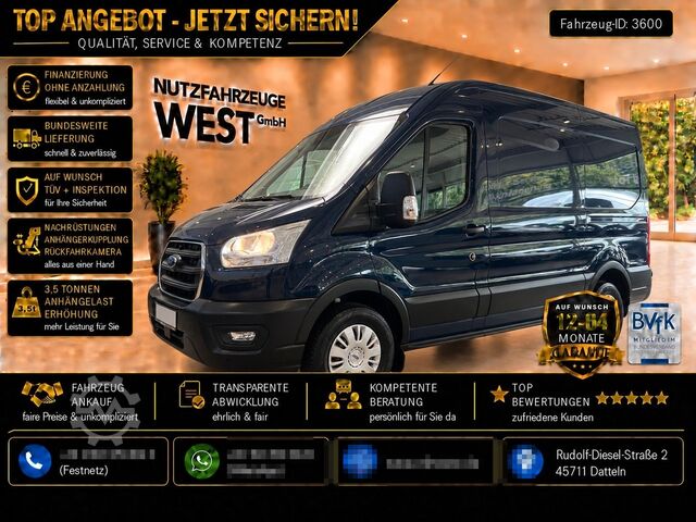 Furgão de teto alto FORD Transit L2-H2*Hoch+Lang*Garantie*Klima*Tempomat*