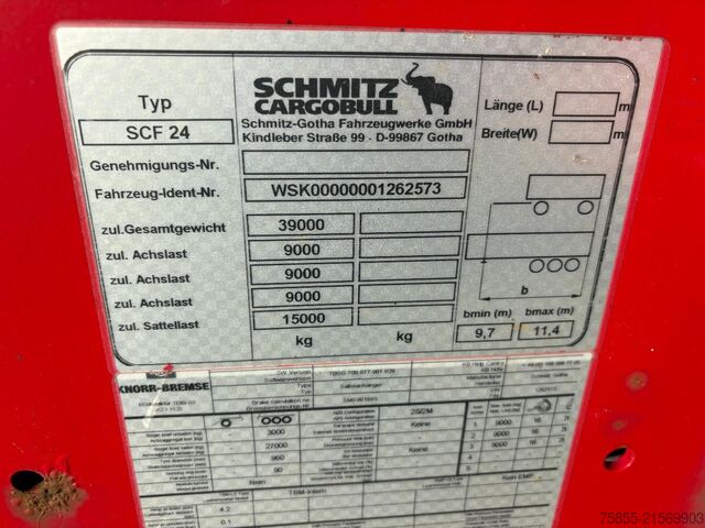 Containertransport Schmitz Gotha N/A Multi/ Back Extendable / Liftaxle / APK-TÜV...
