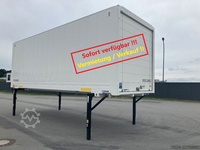 Växelflakssläp KRONE Wechselbrücke Koffer