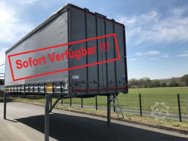 Remolque con caja móvil KRONE Heck mit Portaltüren