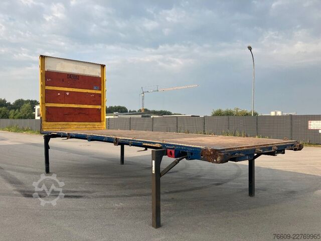Remolque con caja móvil KRONE Wechselbrücke Pritsche