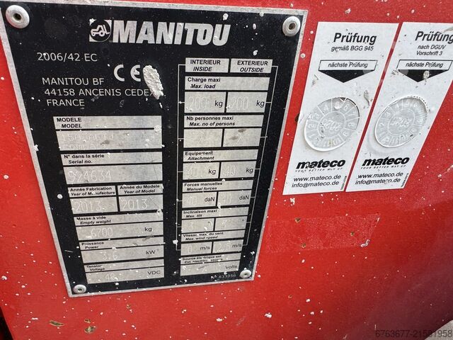 Manitou 150 AETJ Compact Knikarmhoogwerker / Arbeitsbuhne 2013 15,40M Werkhoogte MANITOU 150 AETJ Compact Knikarmhoogwerker / Arbeitsbuhne 2013 15,40M Werkhoogte