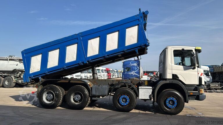 3-way tipper Scania 124 - 400 (MANUAL PUMP / BIG HUB / GRAND PONT /...