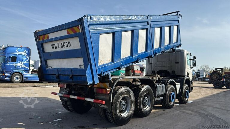 3-way tipper Scania 124 - 400 (MANUAL PUMP / BIG HUB / GRAND PONT /...