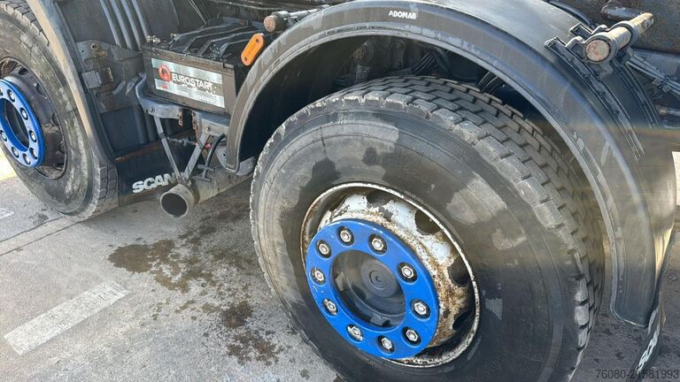 3-way tipper Scania 124 - 400 (MANUAL PUMP / BIG HUB / GRAND PONT /...