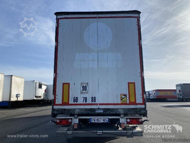Åben sættevogn med presenning Schmitz Cargobull Semitrailer Curtainsider Standard Hayon