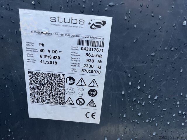 Elektrische vorkheftruck met 4 wielen Linde E50HL-01