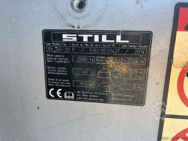 Elektrische vorkheftruck met 4 wielen Still RX20-20P