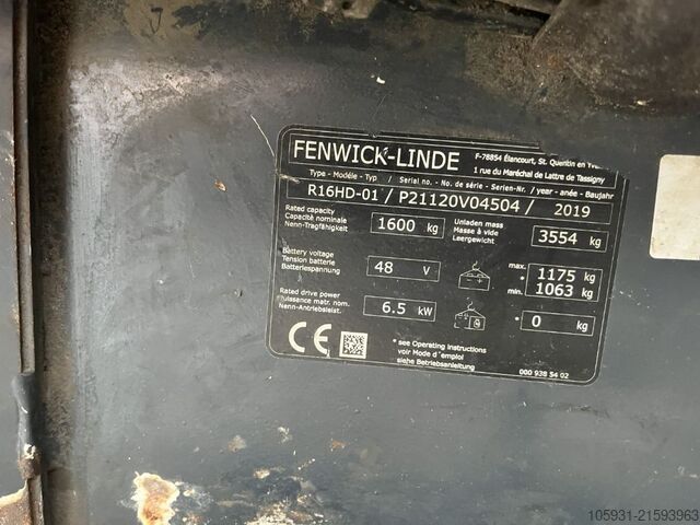 Reachtruck Linde R16HD-01