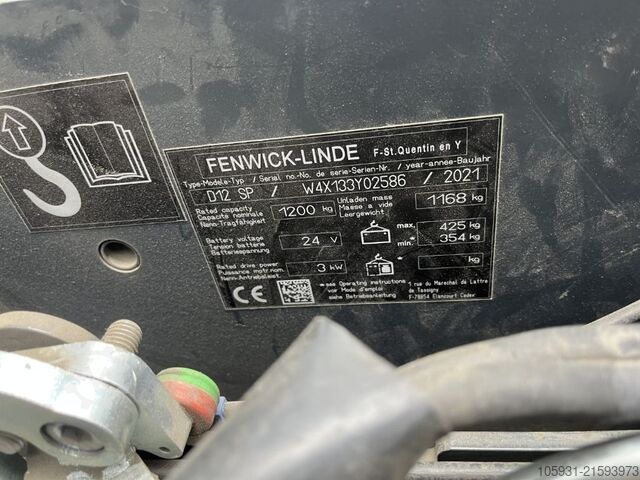 Staande vorkheftruck Linde D12SP