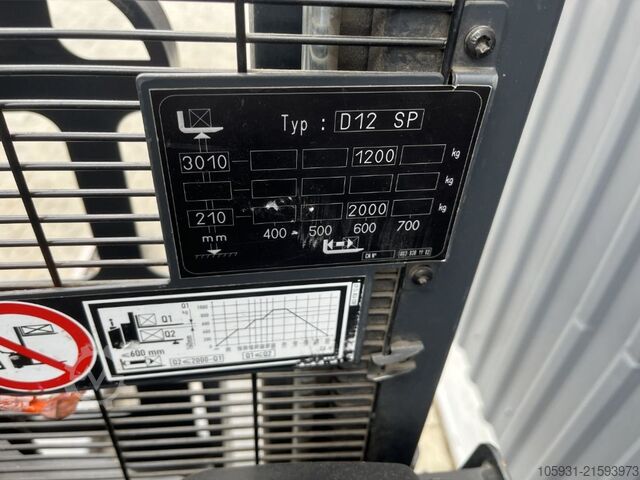 Staande vorkheftruck Linde D12SP