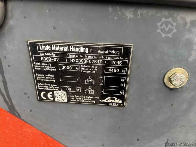 Diesel vorkheftruck Linde H30D-02