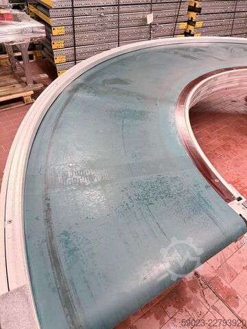 Transportador de banda curvado, curva de banda de 180 grados Transnorm TS 1600-140