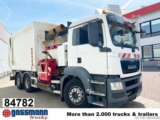 Kamion za odvoz smeća MAN TGS 26.320/400 6x2-4 LL, Rechtslenker, Retarder,