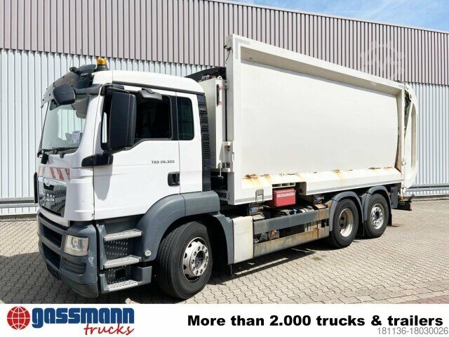 Kamion za odvoz smeća MAN TGS 26.320/400 6x2-4 LL, Rechtslenker, Retarder,