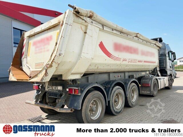 Semirimorchio ribaltabile Carnehl CHKS/HH, Stahlmulde ca. 26m³, Liftachse