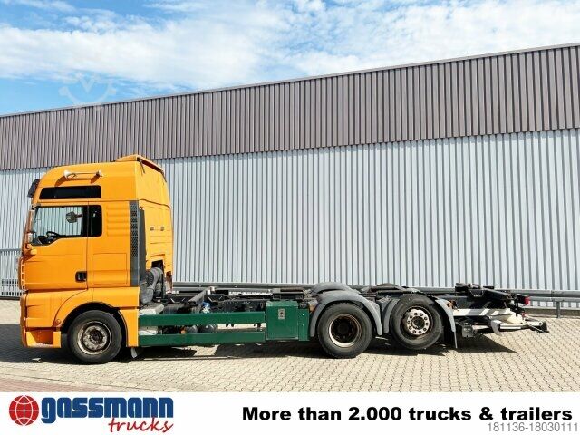 Wissellaadbak vrachtwagen MAN TGA 26.440 6X2-2 LL, Intarder, Liftachse, LBW BÄR