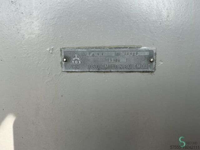 Freze Makinesi TOS FA5B-V 1960 TOS FA5B-V FA
