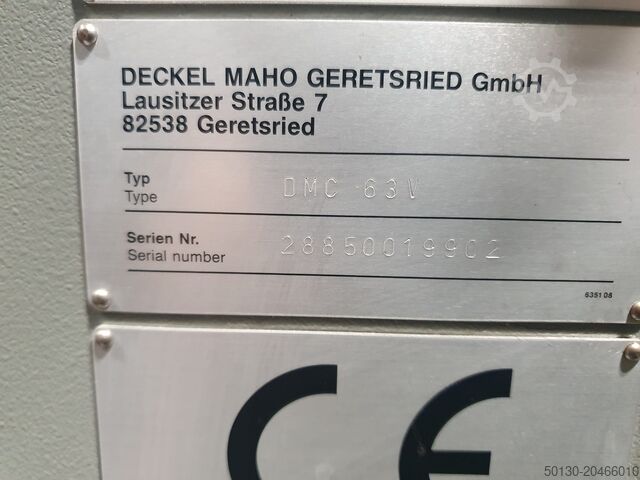Fräsmaskin Deckel Maho DMC 63 V