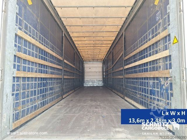 Open oplegger met zeil Schmitz Cargobull Curtainsider Mega