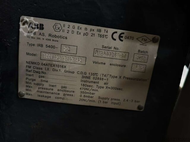 Robot industrial ABB IRB5400