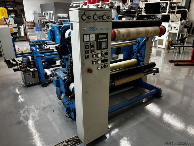 Slitter rewinder SOMA slitter rewinder Z 3510
