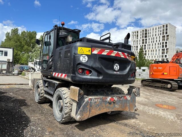 Mobilbagger Hitachi ZX170W-6 with 3 buckets