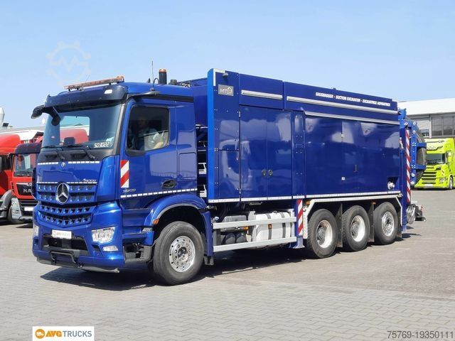 Vacuümtankwagen MERCEDES-BENZ 3253 L AROCS 8X4 Saugbagger MTS DINO 12